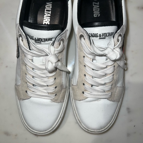 Zadig & Voltaire Heart Logo-patch sneakers - Picture 2 of 3